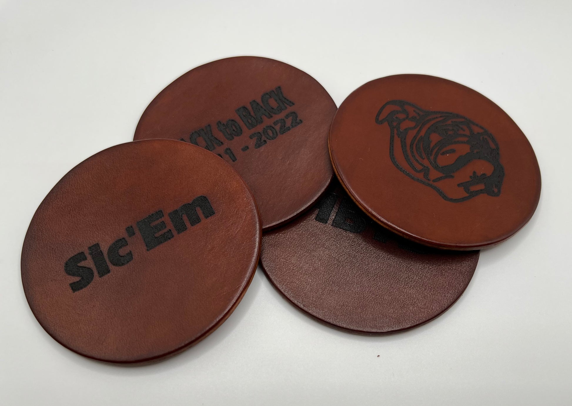 Gameday Coasters - Brown - wesleysupplycompany