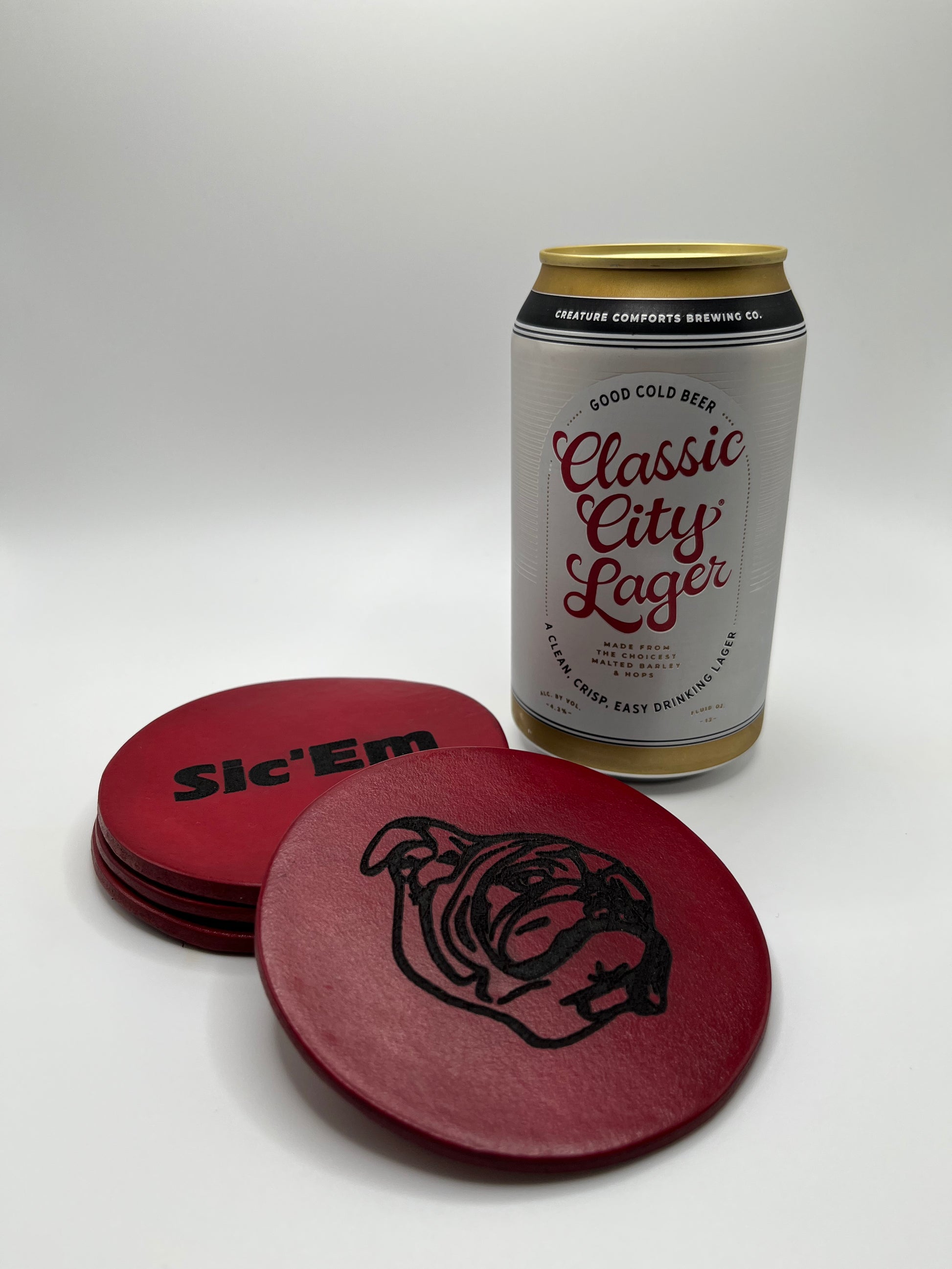 Gameday Coasters - Red - wesleysupplycompany