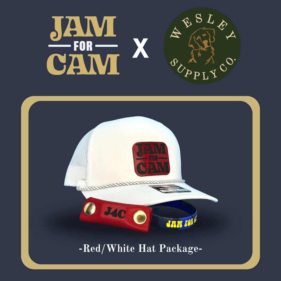 Jam For Cam Hat Package, Red/White - wesleysupplycompany