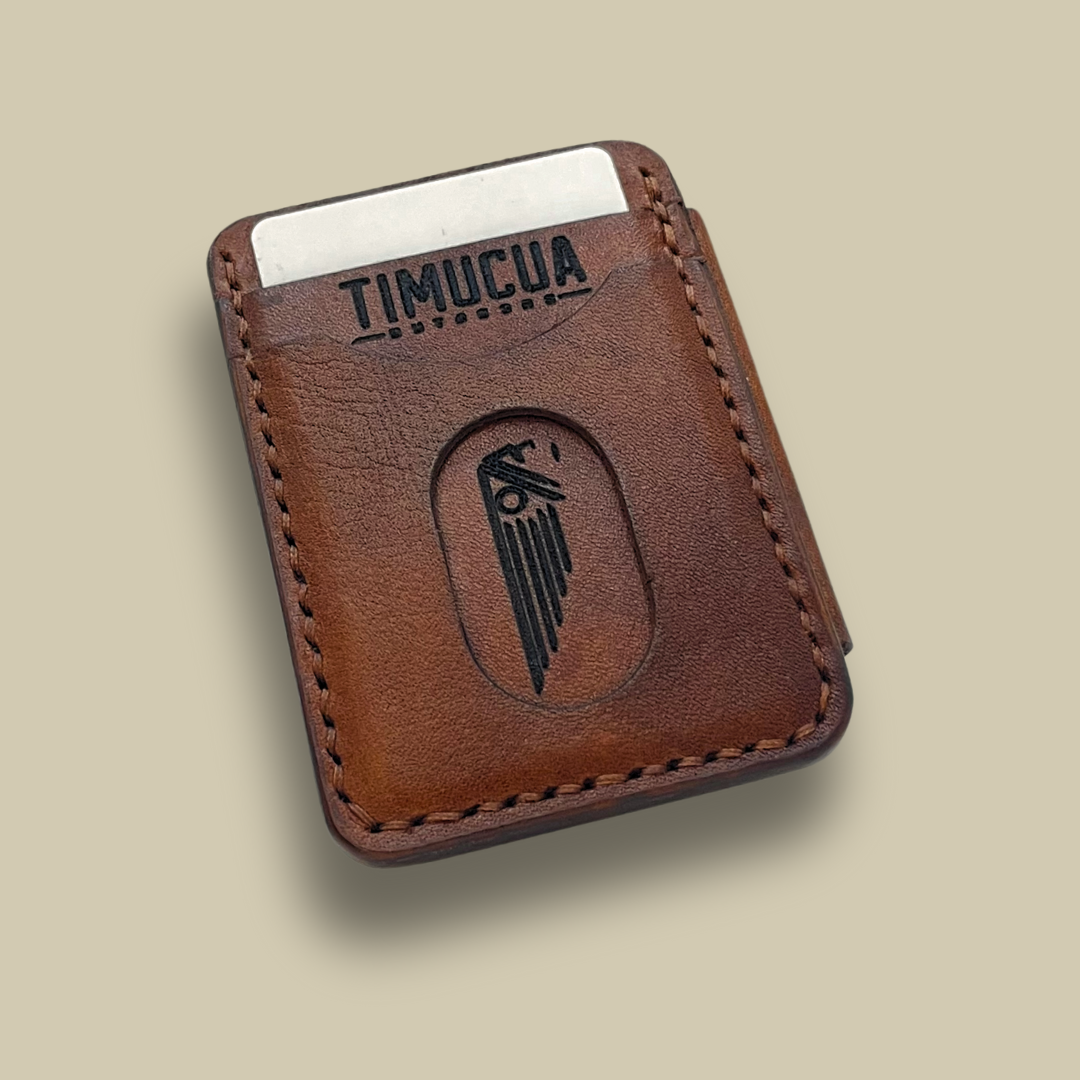 Sapelo Wallet TIMUCUA - Walnut